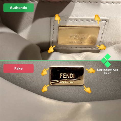 how to spot a fake fendi peekaboo|real vs false fendi.